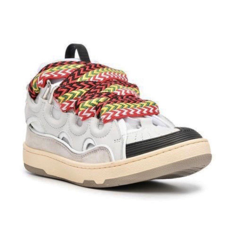 LANVIN Curb Lace-Up Sneakers