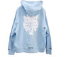 CHROME HEARTS Miami Dagger Baby Blue Hoodie