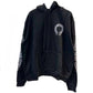 CHROME HEARTS Horseshoe Floral Cross-Sleeve Zip Up Hoodie