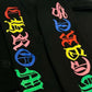 CHROME HEARTS Multicolor Cross Hoodie