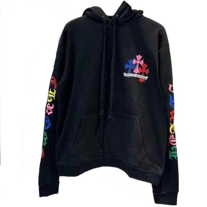 CHROME HEARTS Multicolor Cross Hoodie