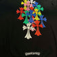 CHROME HEARTS Multicolor Cross Hoodie