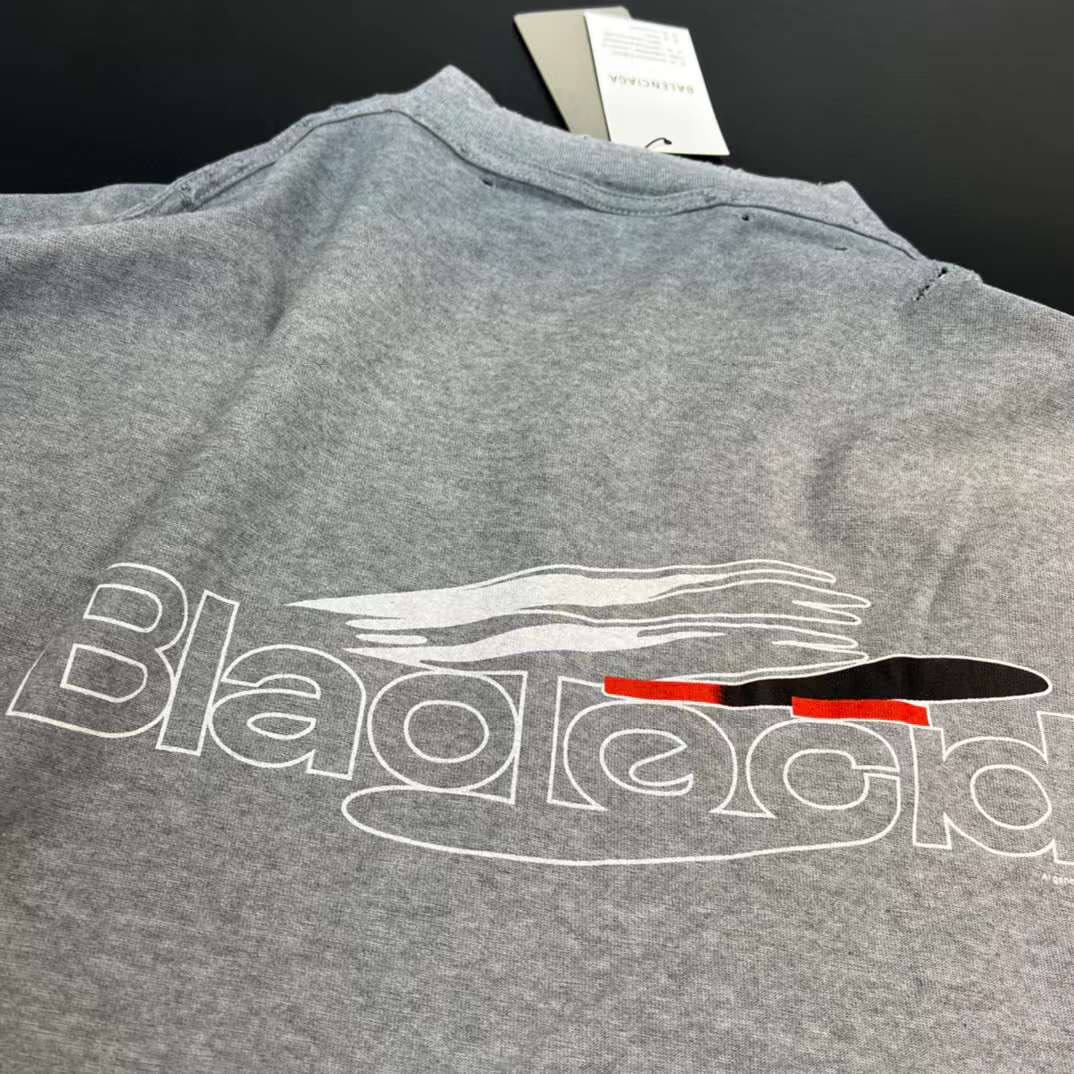 BALENCIAGA AI Generated Grey T-shirt