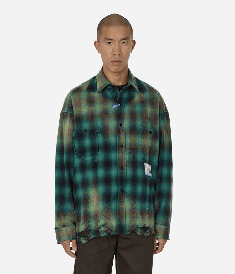 MAISON MIHARA YASUHIRO Vintage-Like Check Shirt