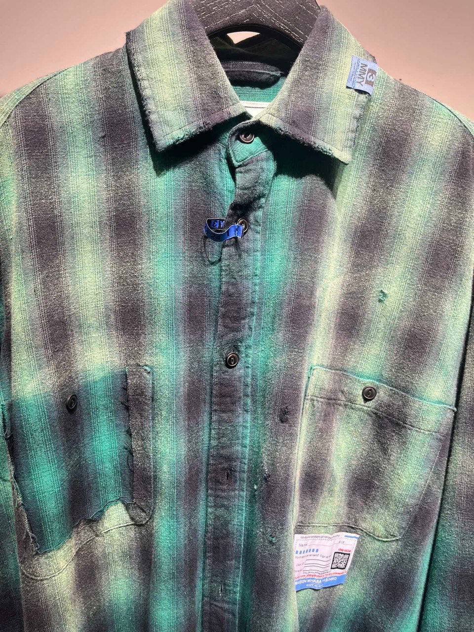 MAISON MIHARA YASUHIRO Vintage-Like Check Shirt