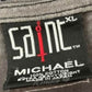 SAINT MICHAEL SNT Anthracite Printed T-Shirt