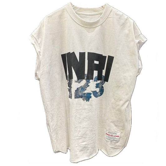 FEAR OF GOD x RRR 123  'INRI' White Cutoff T-shirt