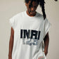 FEAR OF GOD x RRR 123  'INRI' White Cutoff T-shirt