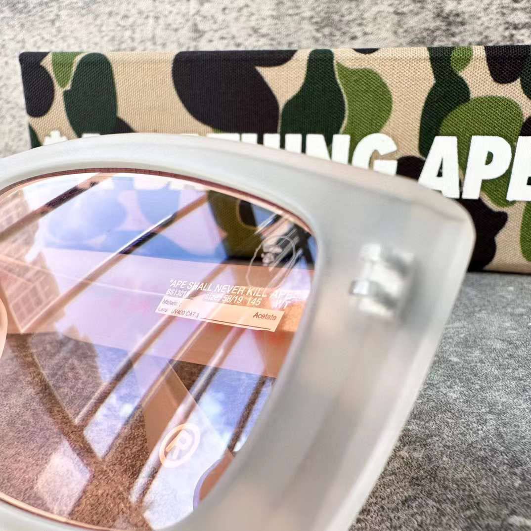 BAPE Eyewear 6 Sunglasses Gray x Multi