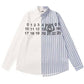 MM6 MAISON MARGIELA Spliced Numbers-Motif Shirt