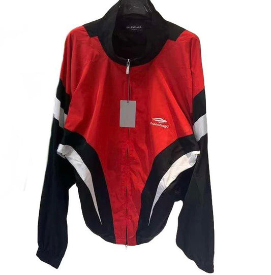 BALENCIAGA Off Shoulder Tracksuit Sports Icon Jacket