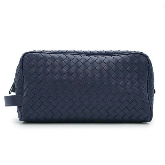 BOTTEGA VENETA Leather Intrecciato Wash Bag