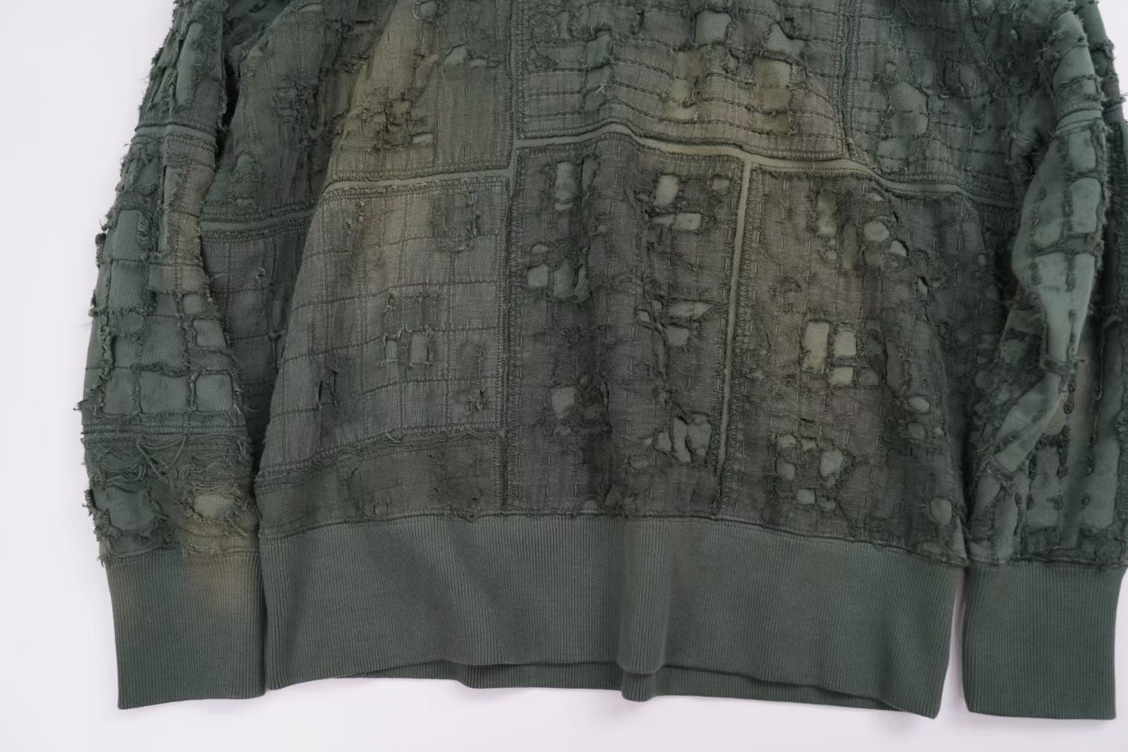 Givenchy Distressed Cotton Hoodie