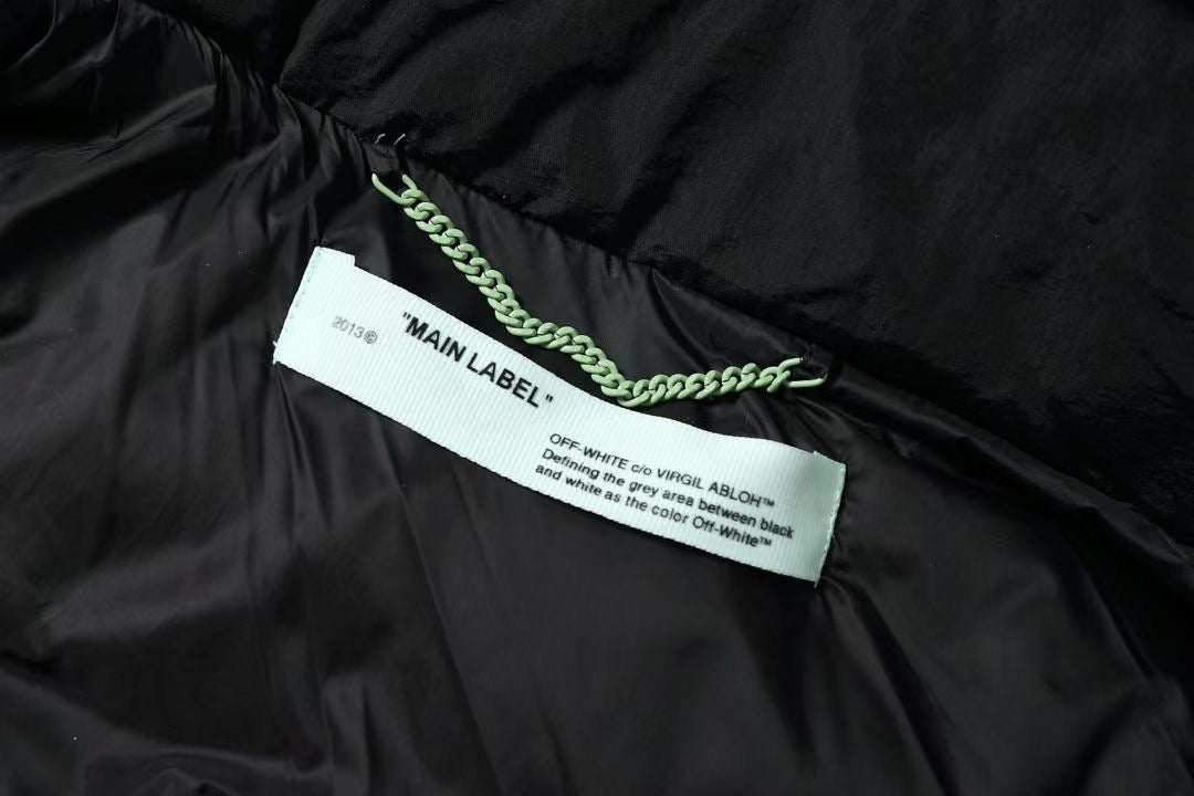 OFF-WHITE Black Puffer Jacket