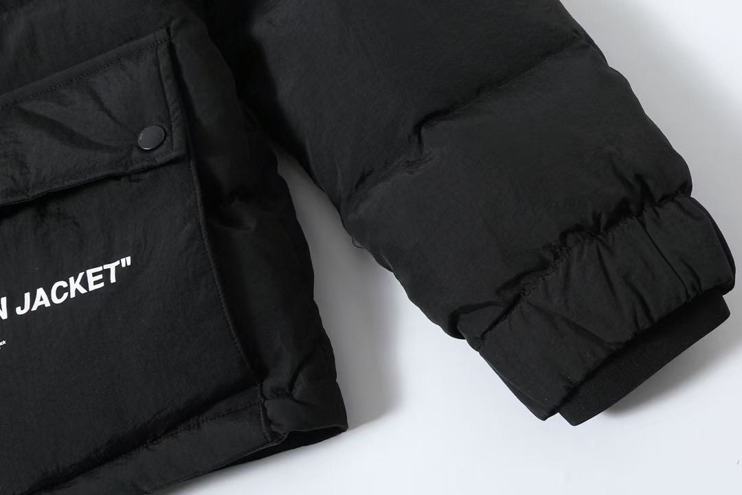 OFF-WHITE Black Puffer Jacket