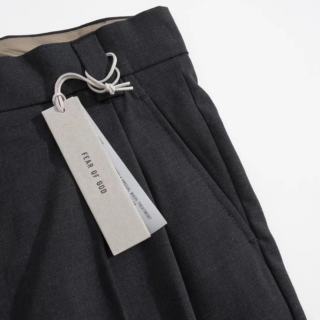 Trousers Fear of God Black size M International in Cotton - 41995472