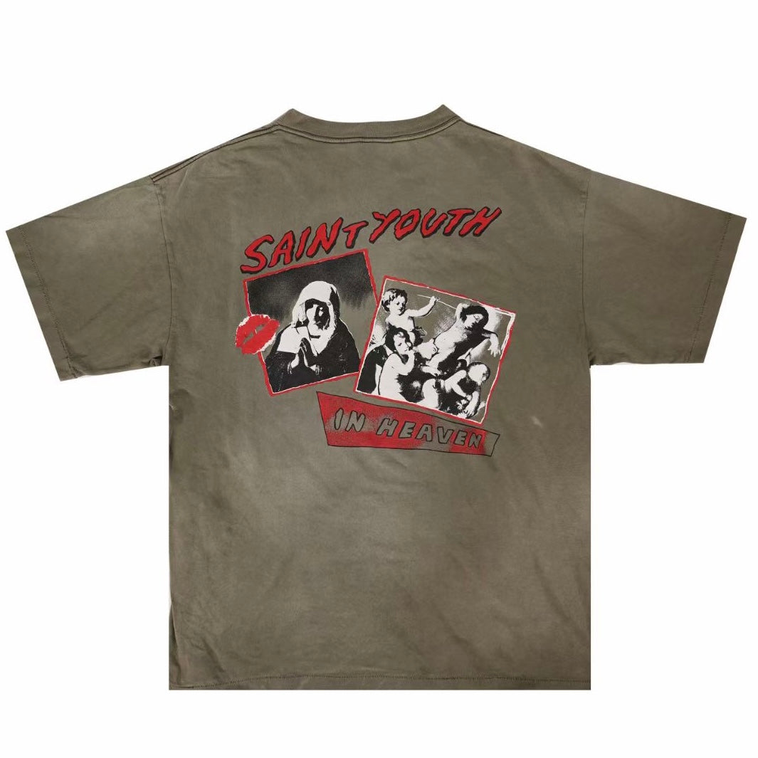 SAINT MICHAEL In Heaven Saint Youth Khaki T-shirt