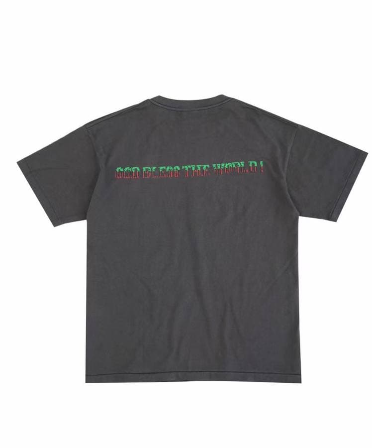 SAINT MICHAEL Street Fighter T-Shirt Vintage Denim