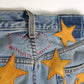 AMIRI x CHEMIST Leather Star Patch Jeans