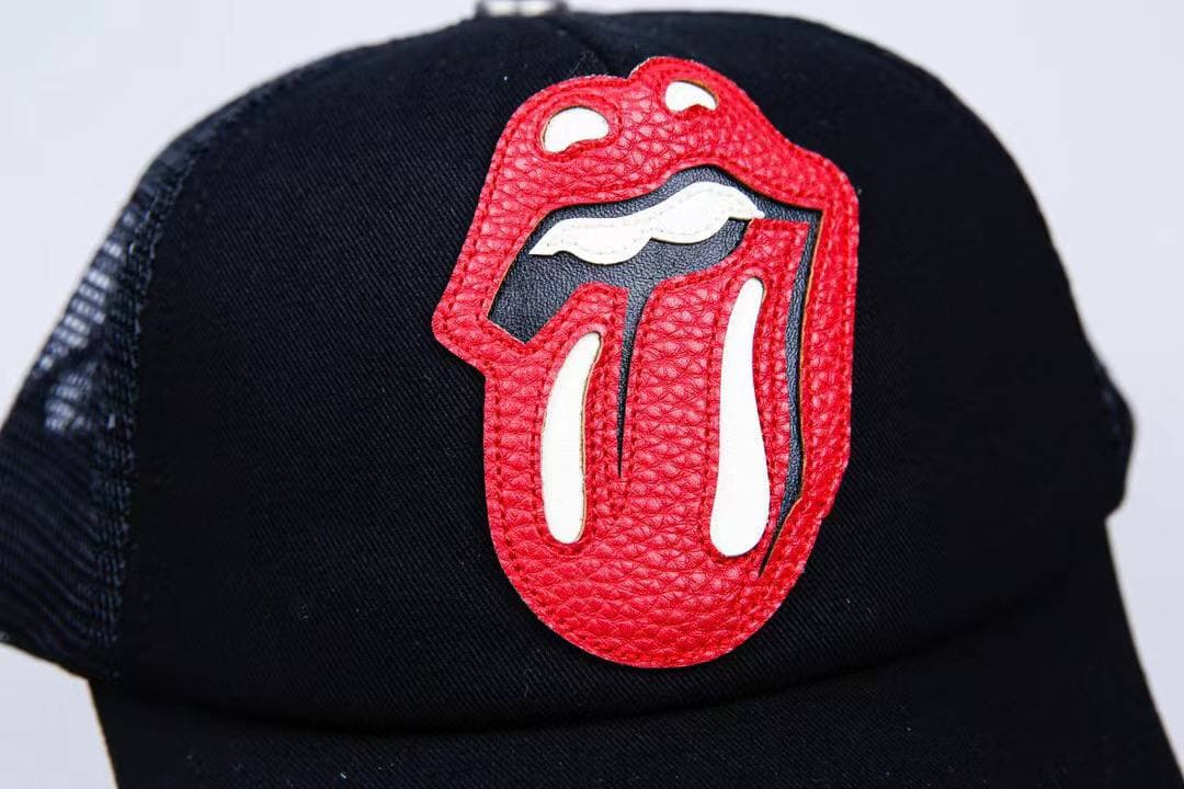 CHROME HEARTS x ROLLING STONES Leather Patch Trucker Hat – OUTGUM