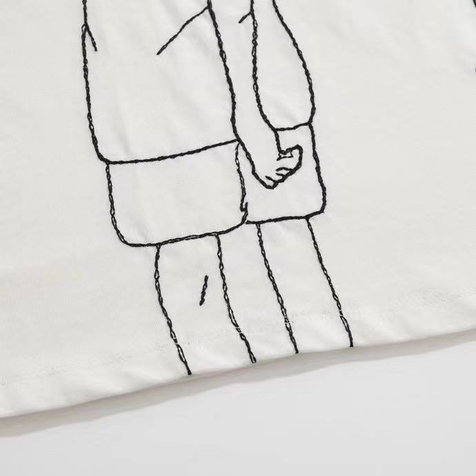 LOEWE Chihiro Embroidered T-Shirt 