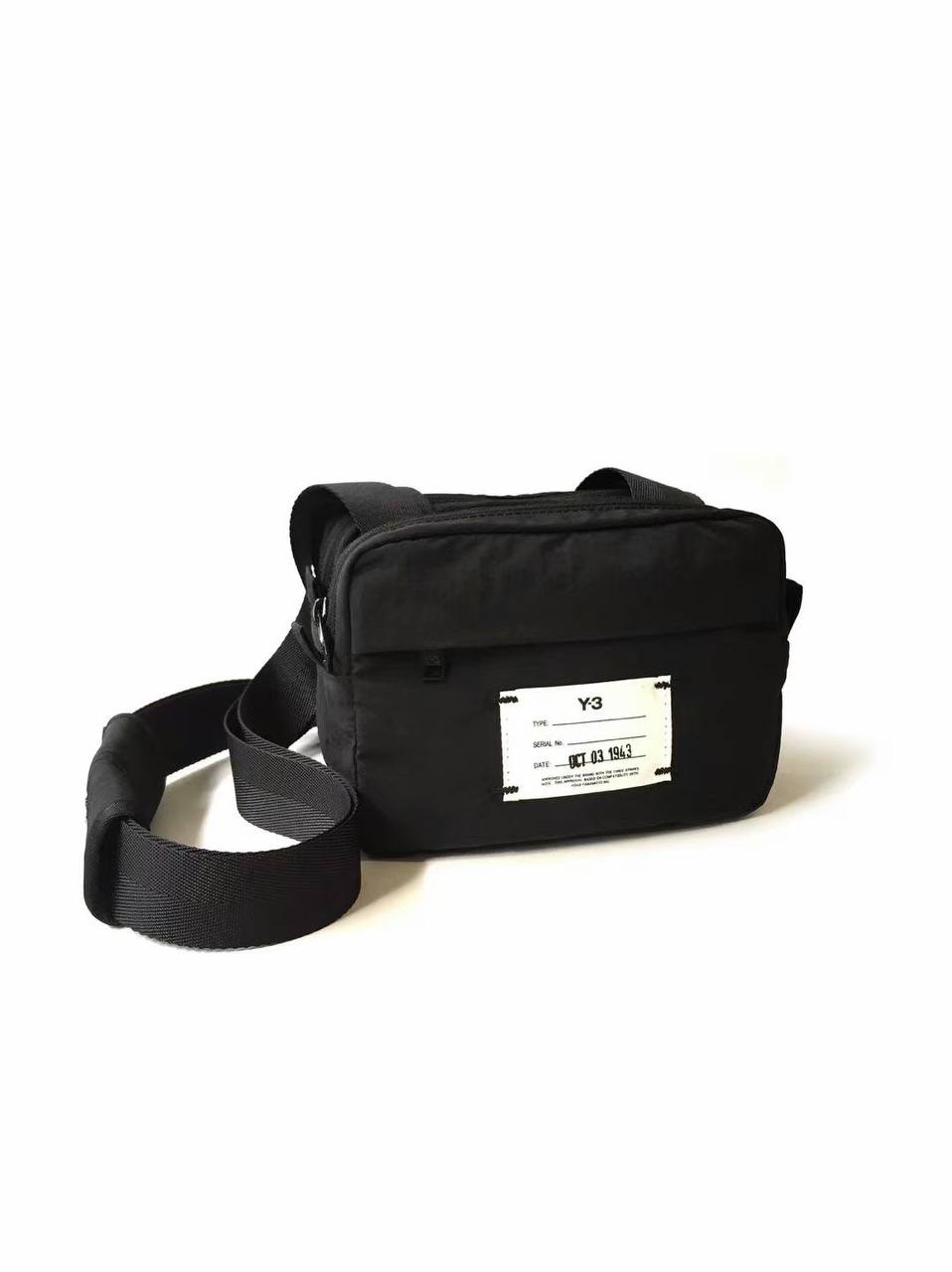 Y-3 YOHJI YAMAMOTO Black Multi-Pocket Shoulder Bag