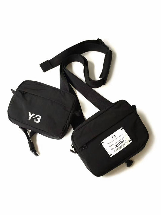Y-3 YOHJI YAMAMOTO Black Multi-Pocket Shoulder Bag