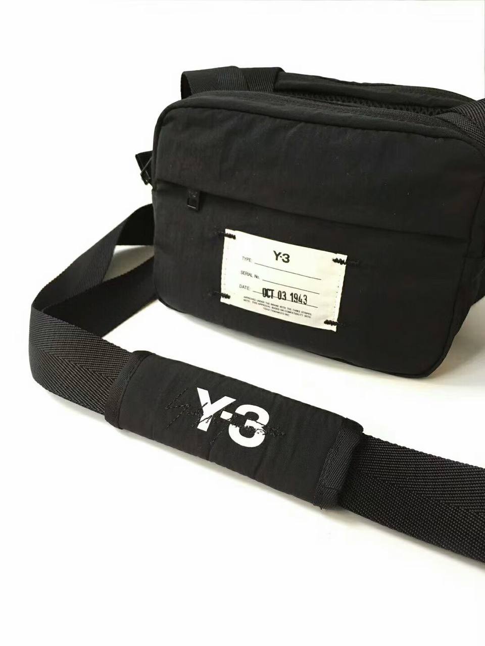 Y-3 YOHJI YAMAMOTO Black Multi-Pocket Shoulder Bag