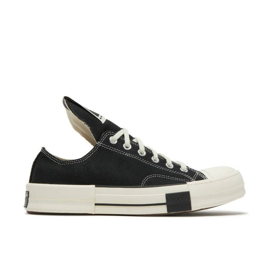 RICK OWENS X DRKSHDW DRKSTAR CHUCK 70 LOW 'BLACK'