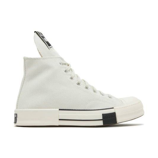 RICK OWENS X DRKSHDW DRKSTAR CHUCK 70 HIGH 'EGRET'