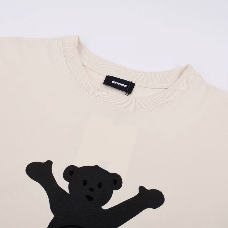 We11done Teddy Logo-Print Short-Sleeve T-shirt