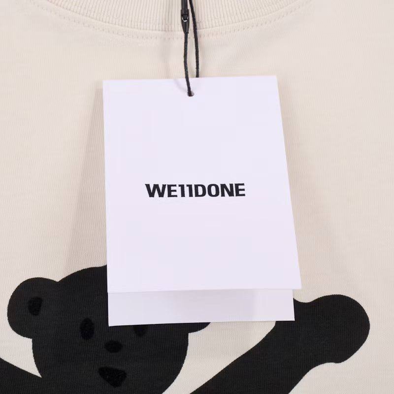 We11done Teddy Logo-Print Short-Sleeve T-shirt