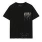 AMIRI Paint Drip Core Logo Tee Black T-Shirt