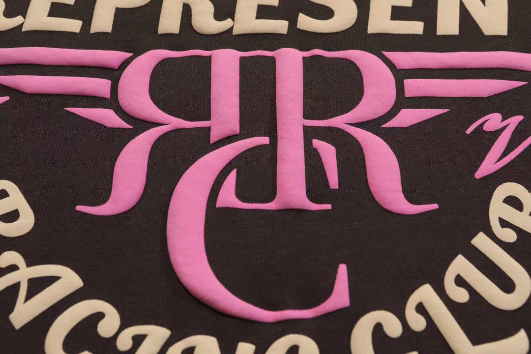 REPRESENT Brown Logo-Print T-Shirt