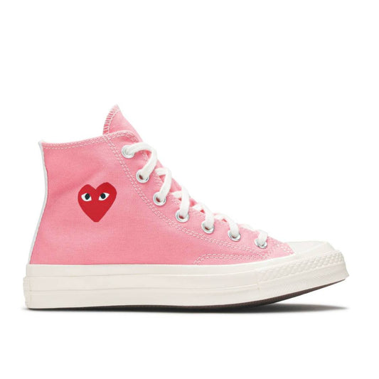 COMME DES GARÇONS PLAY X CHUCK 70 HIGH 'BRIGHT PINK'