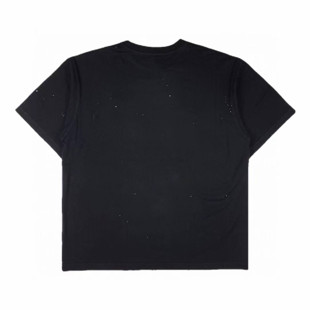 We11done Graphic-Print Black T-Shirt