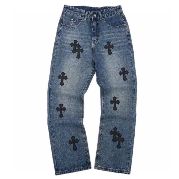 CHROME HEARTS Blue Jeans