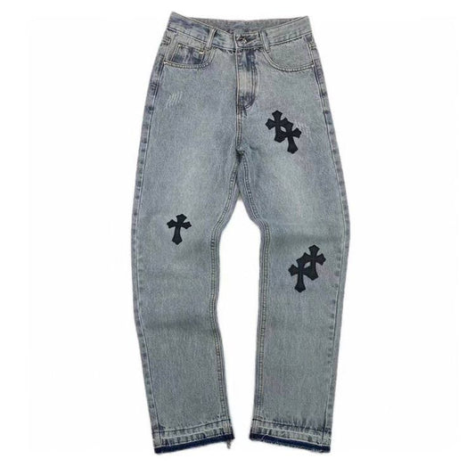 CHROME HEARTS Light Blue Jeans