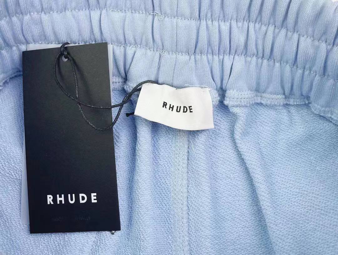 RHUDE Logo-Embroidered Track Shorts