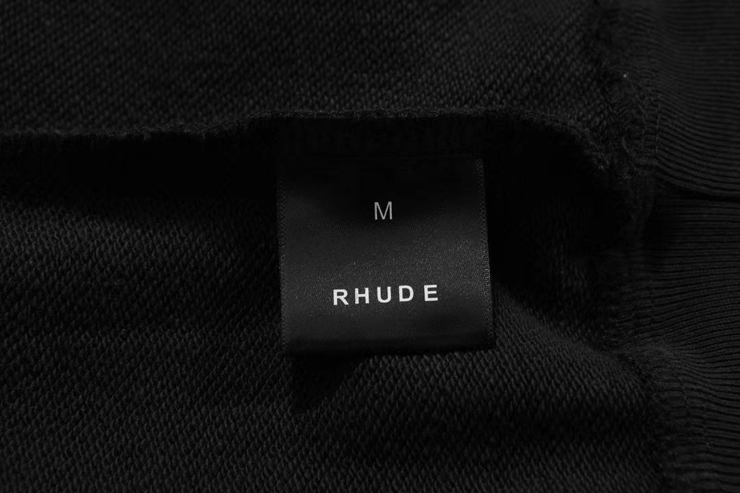 RHUDE Quarter Zip Black Jacket