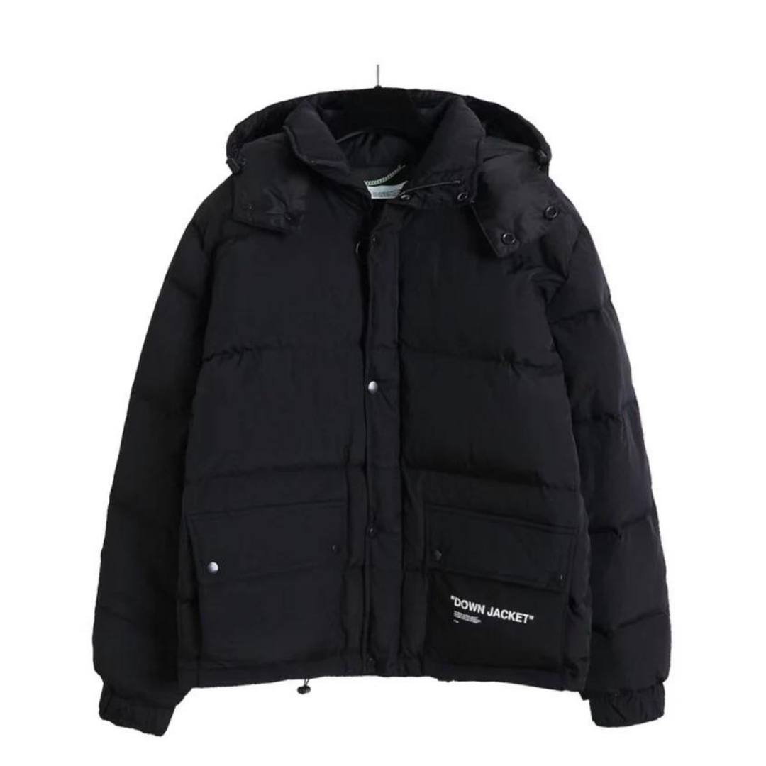 OFF-WHITE Black Puffer Jacket