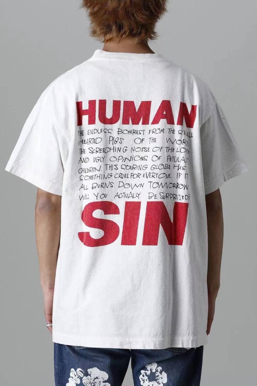 SAINT MICHAEL Saint Ego 'Human Sin' T-Shirt – OUTGUM