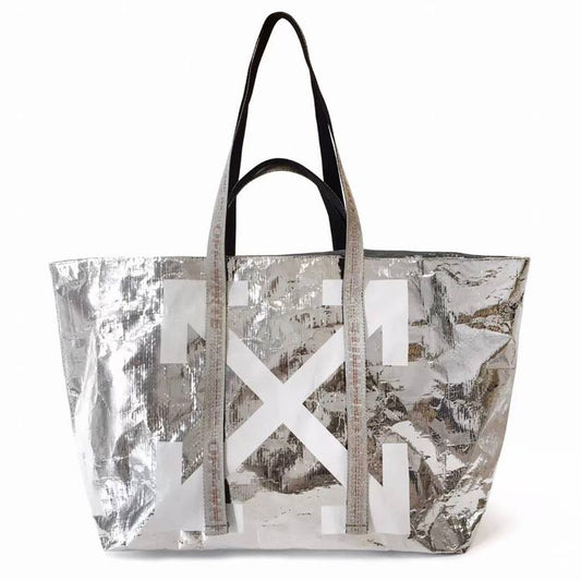 OFF-WHITE Metallic Tote Bag