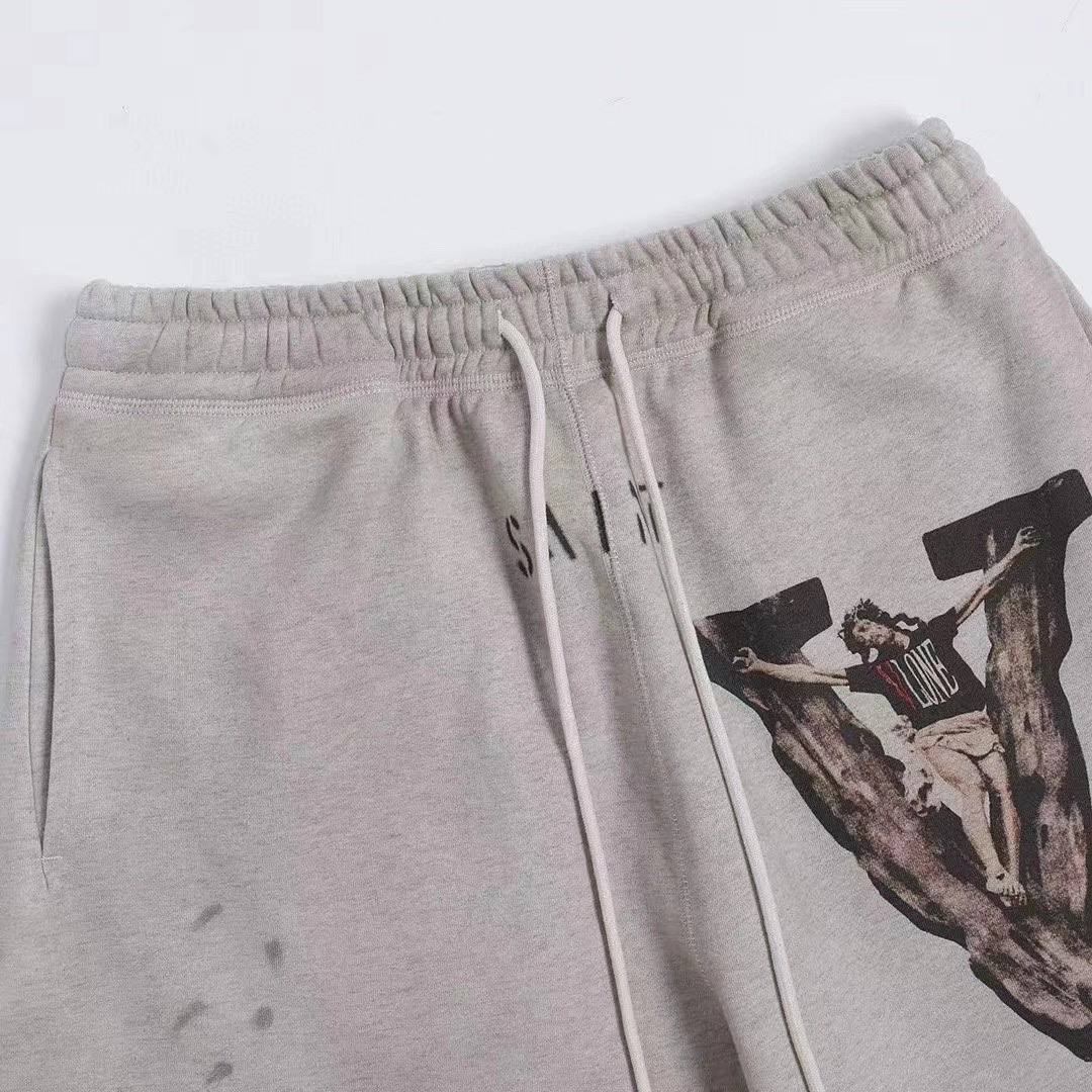 SAINT MICHAEL X Vlone Logo Sweatshorts – OUTGUM