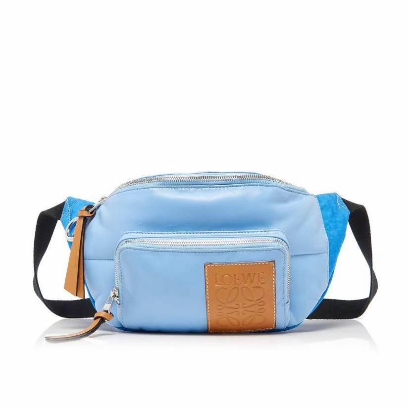 LOEWE Blue Puffy Bum Bag