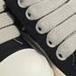 RICK OWENS DRKSHDW Black Jumbo Low Textile Sneakers