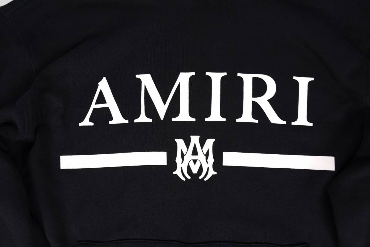 AMIRI M.A. Bar Embroidery Hoodie