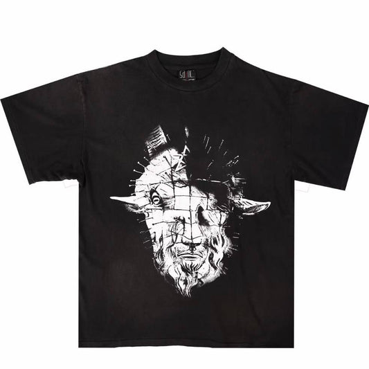 SAINT MICHAEL "Go To Hell"  Black T-Shirt