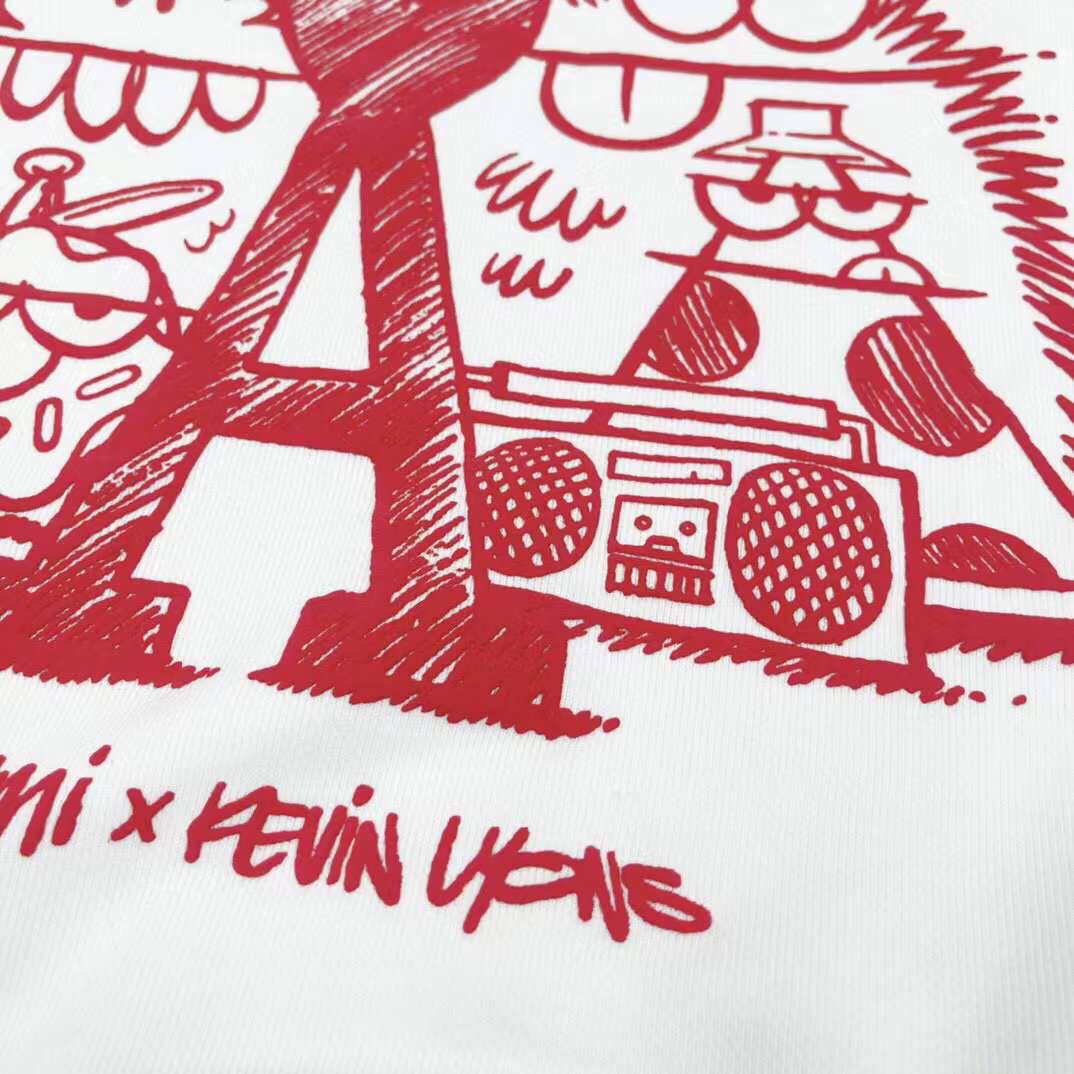 KEVIN LYONS X AMI White Hoodie