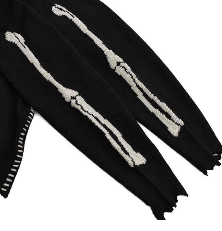 SAINT MICHAEL X VLONE Knit Black Bone Jacket